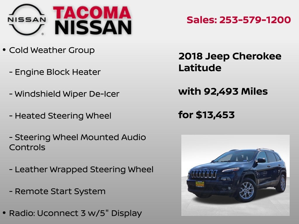 2018 Jeep Cherokee Latitude