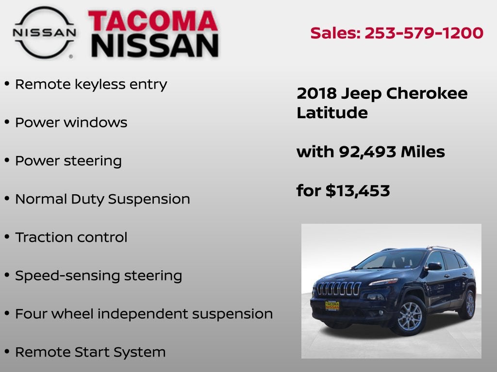 2018 Jeep Cherokee Latitude