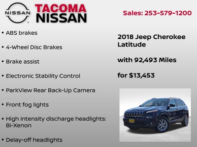 2018 Jeep Cherokee Latitude