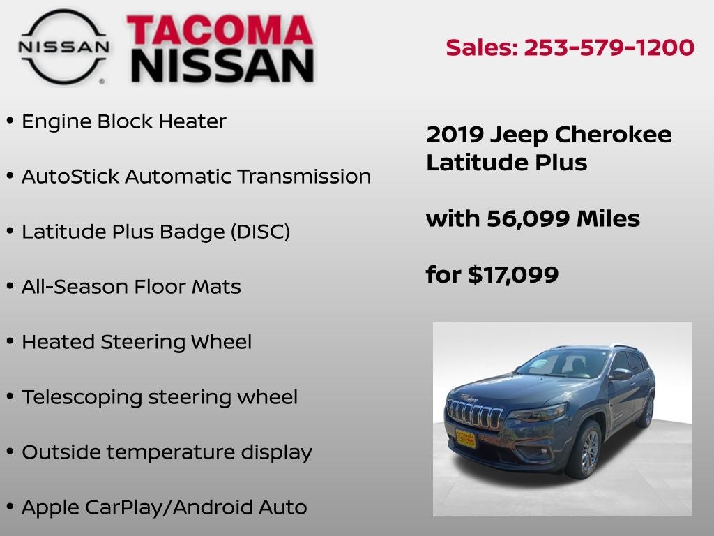 2019 Jeep Cherokee Latitude Plus