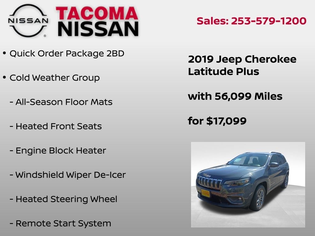 2019 Jeep Cherokee Latitude Plus
