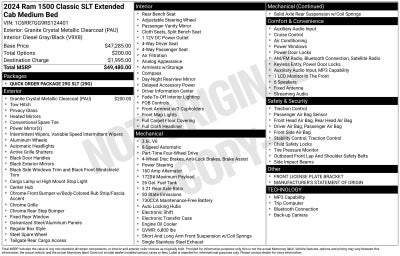 2024 RAM 1500 Classic SLT