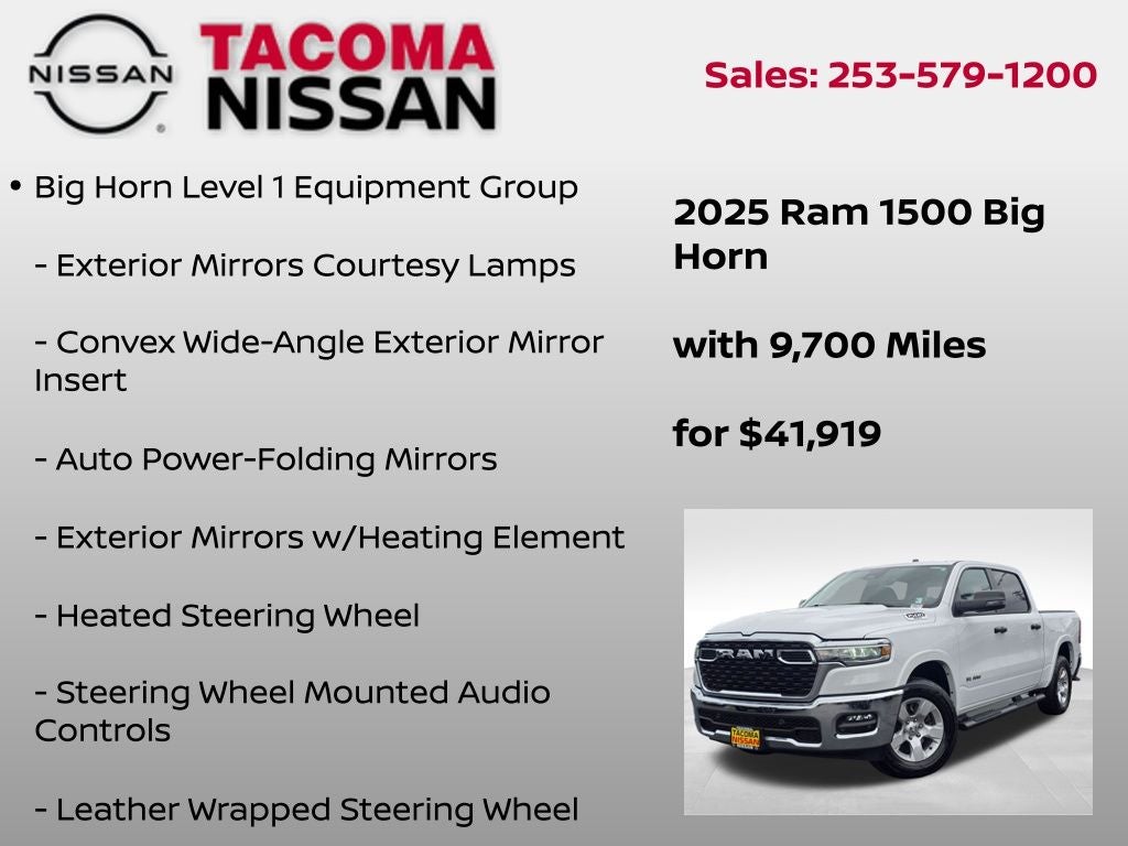 2025 RAM 1500 Big Horn/Lone Star