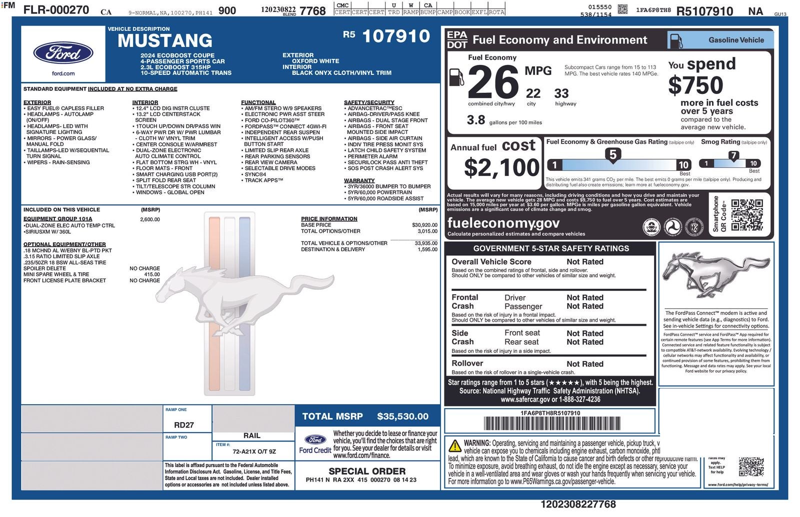 2024 Ford Mustang EcoBoost