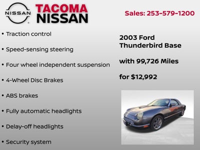 2003 Ford Thunderbird Base