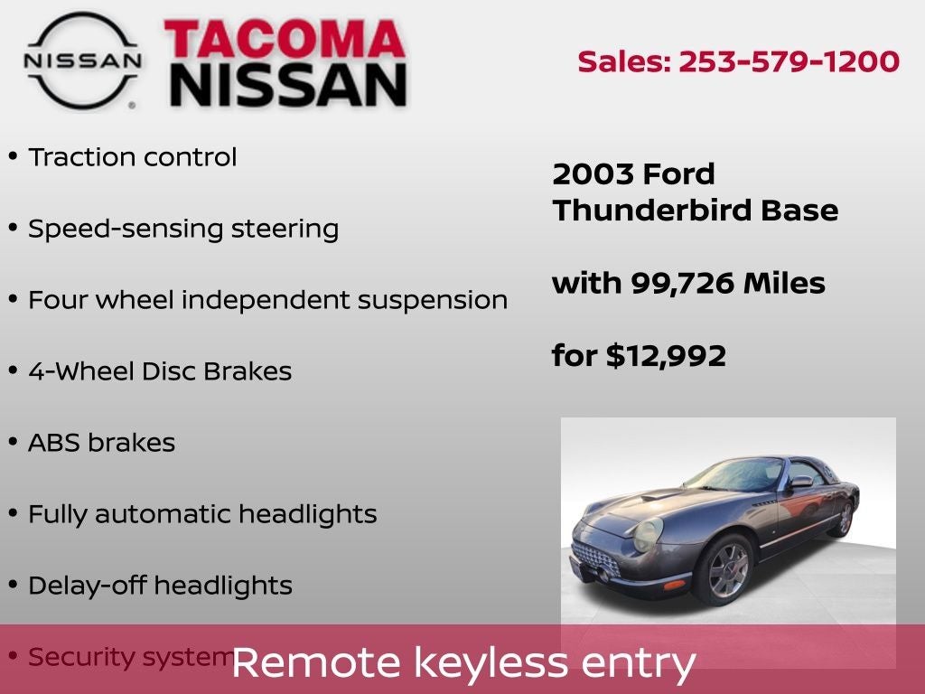 2003 Ford Thunderbird Base