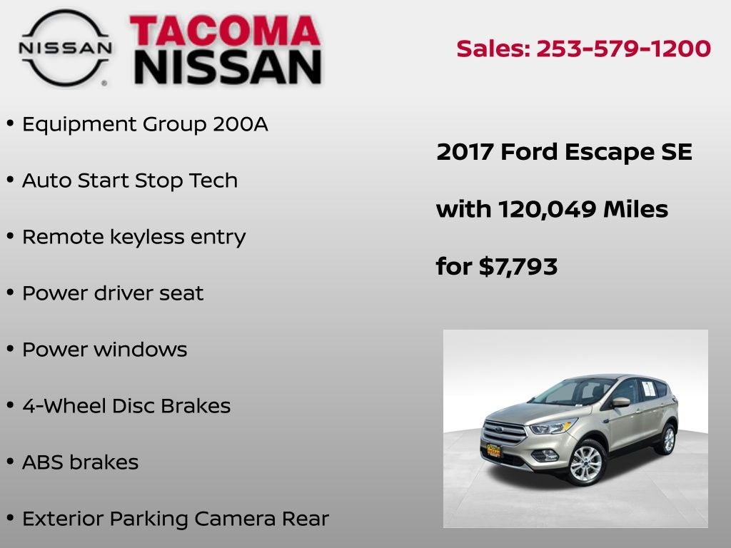 2017 Ford Escape SE
