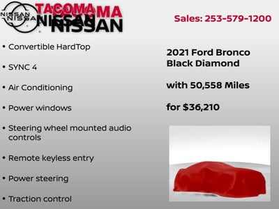 2021 Ford Bronco Black Diamond