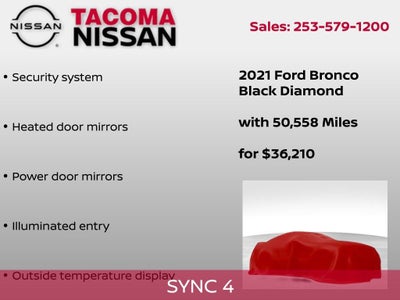 2021 Ford Bronco Black Diamond