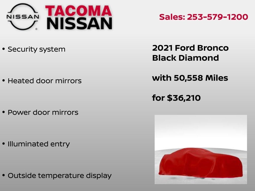 2021 Ford Bronco Black Diamond