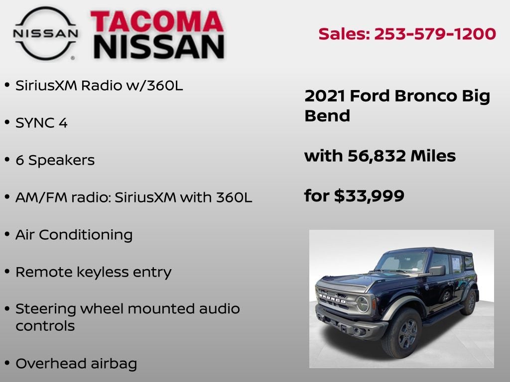 2021 Ford Bronco Big Bend