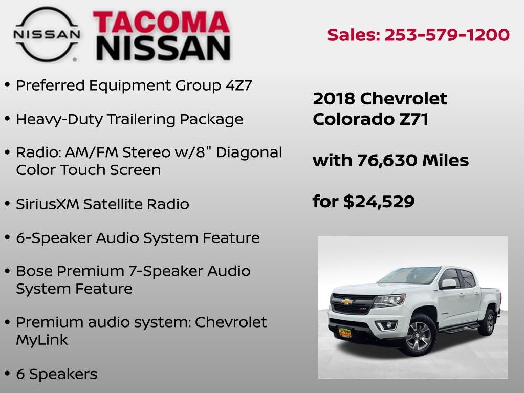 2018 Chevrolet Colorado Z71