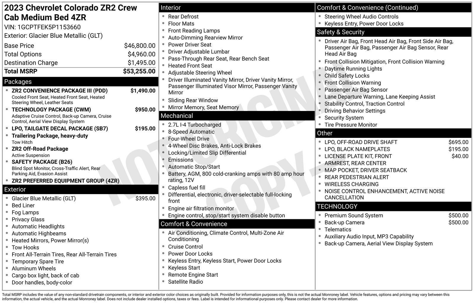 2023 Chevrolet Colorado ZR2