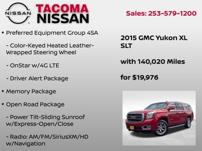 2015 GMC Yukon XL SLT 1500