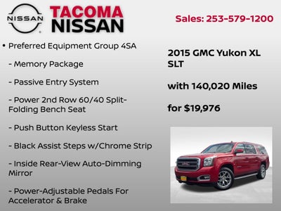 2015 GMC Yukon XL SLT 1500