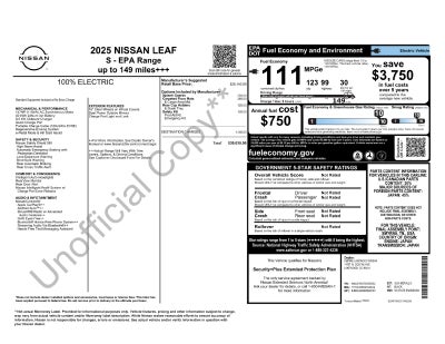 2025 Nissan Leaf S