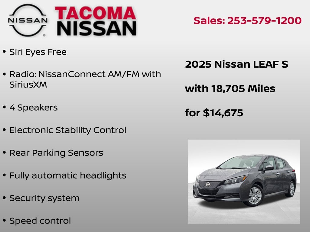 2025 Nissan Leaf S