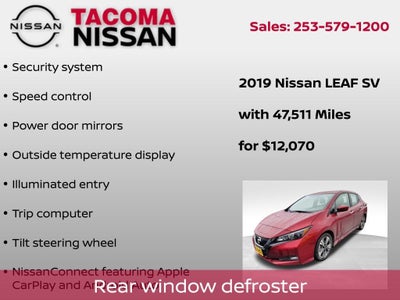 2019 Nissan Leaf SV