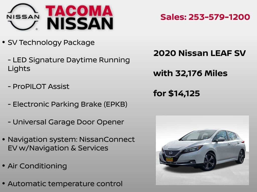 2020 Nissan Leaf SV