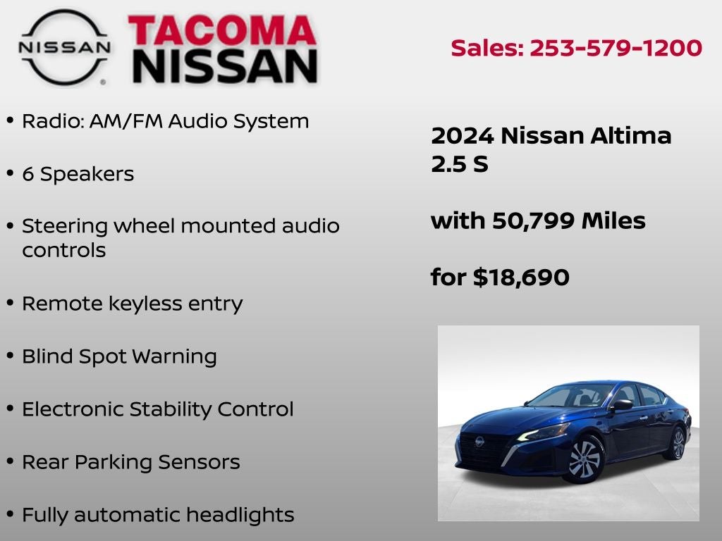 2024 Nissan Altima 2.5 S