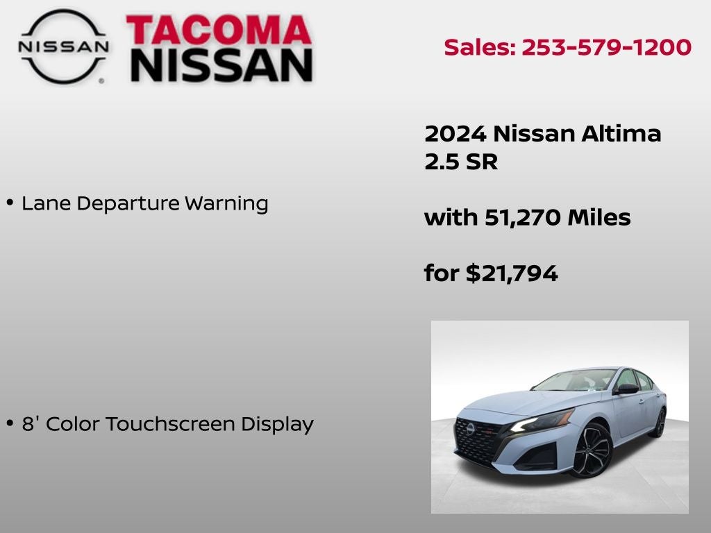 2024 Nissan Altima 2.5 SR