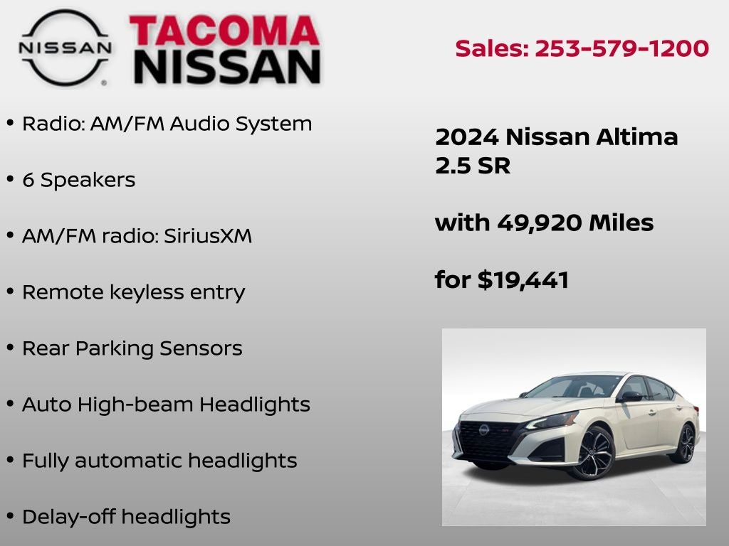 2024 Nissan Altima 2.5 SR