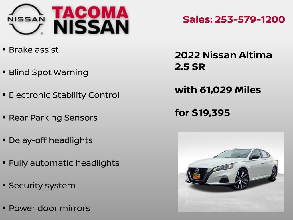 2022 Nissan Altima 2.5 SR