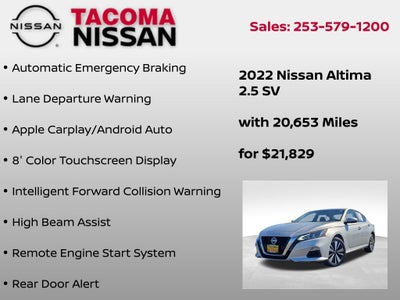 2022 Nissan Altima 2.5 SV