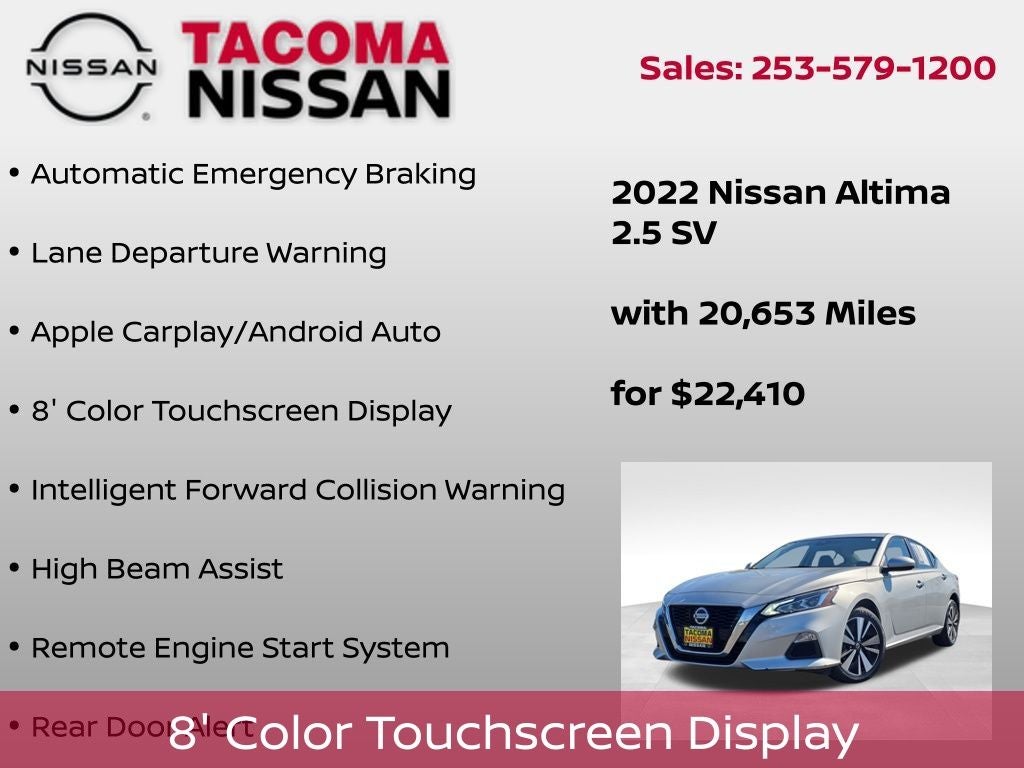 2022 Nissan Altima 2.5 SV