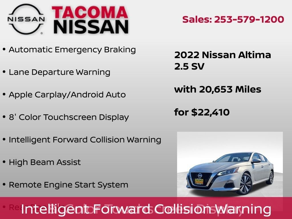 2022 Nissan Altima 2.5 SV