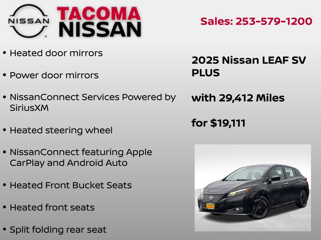 2025 Nissan Leaf SV Plus