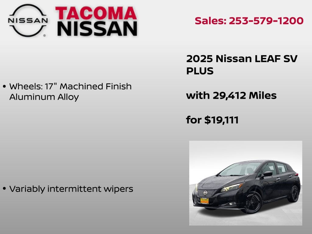 2025 Nissan Leaf SV Plus