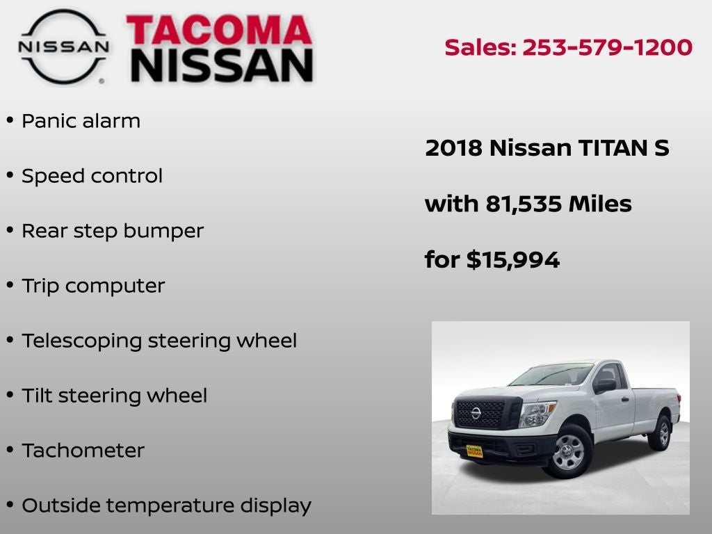 2018 Nissan Titan S