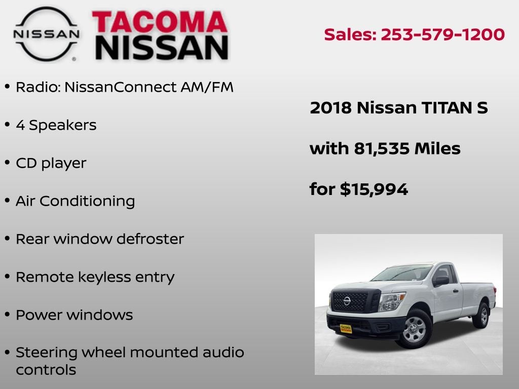 2018 Nissan Titan S