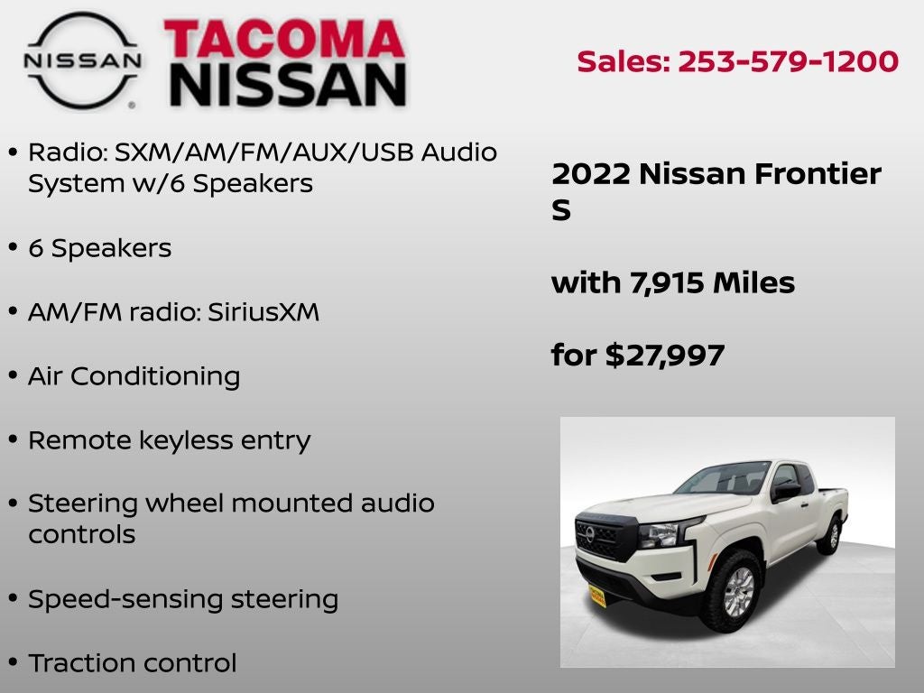 2022 Nissan Frontier S