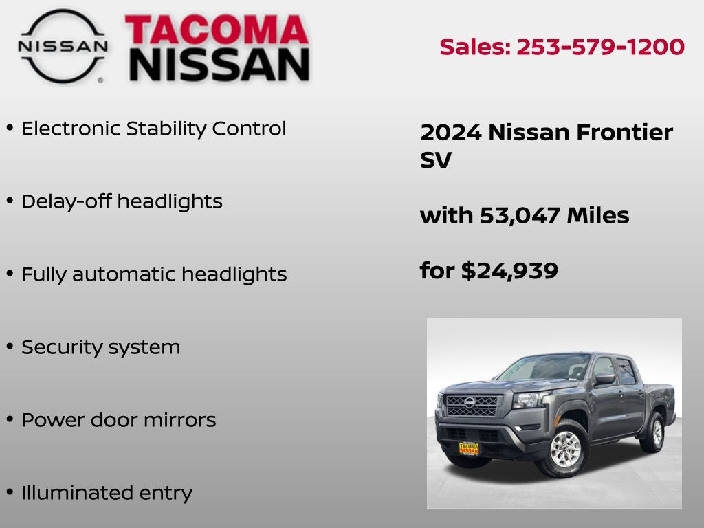 2024 Nissan Frontier SV