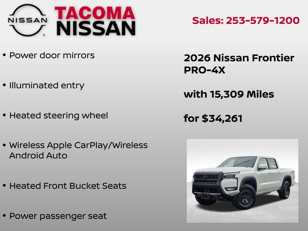 2026 Nissan Frontier PRO-4X