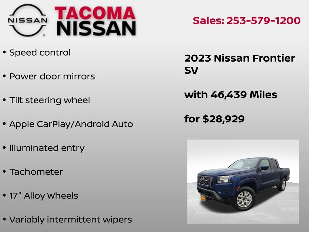 2023 Nissan Frontier SV