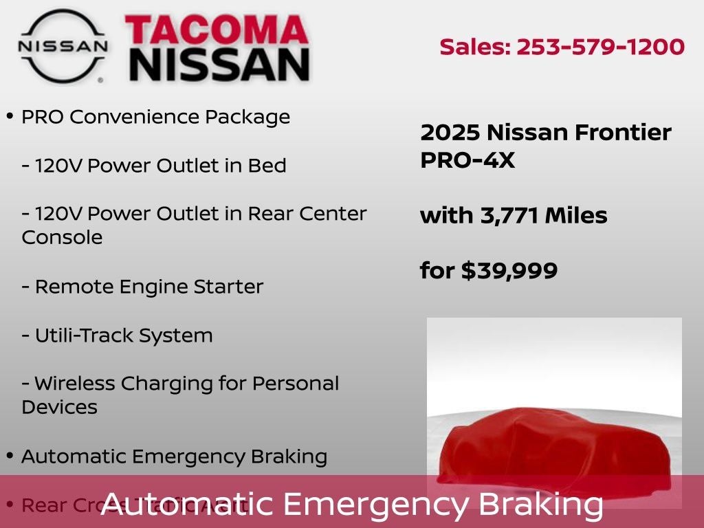 2025 Nissan Frontier PRO-4X