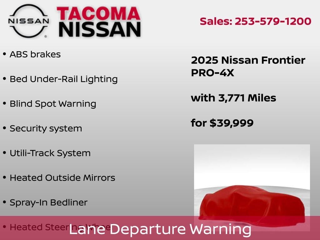 2025 Nissan Frontier PRO-4X