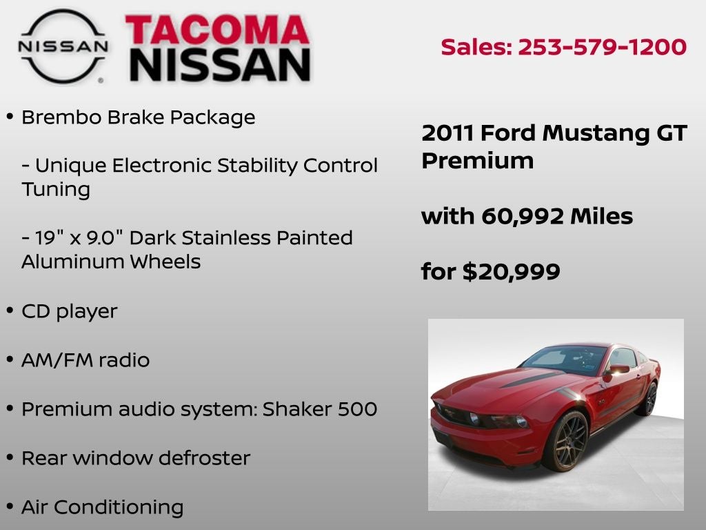 2011 Ford Mustang GT Premium