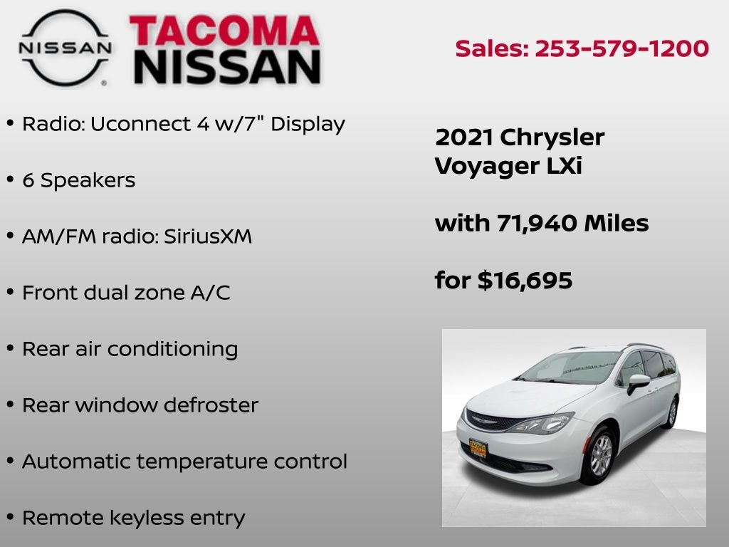 2021 Chrysler Voyager LXI