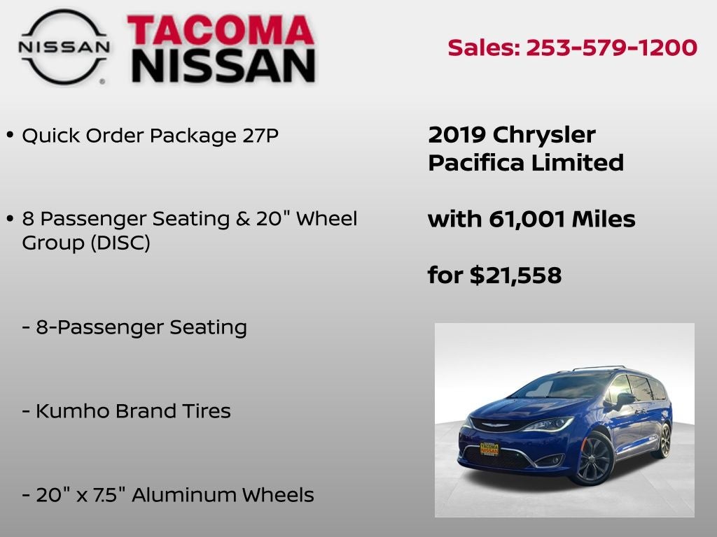 2019 Chrysler Pacifica Limited