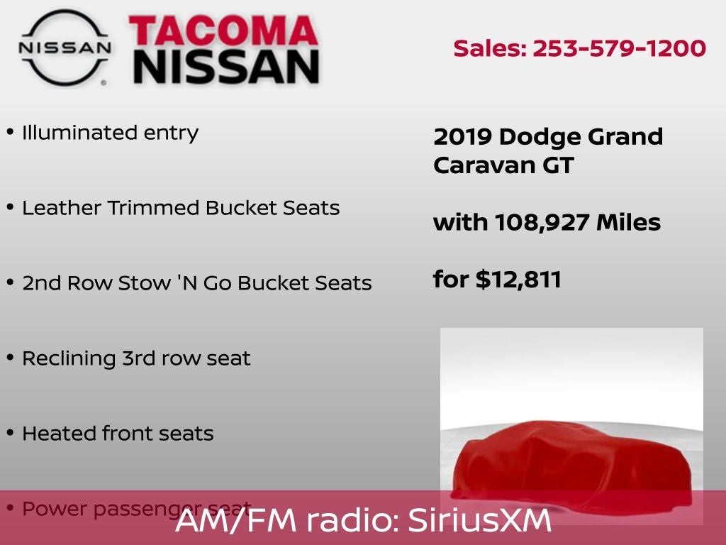 2019 Dodge Grand Caravan GT