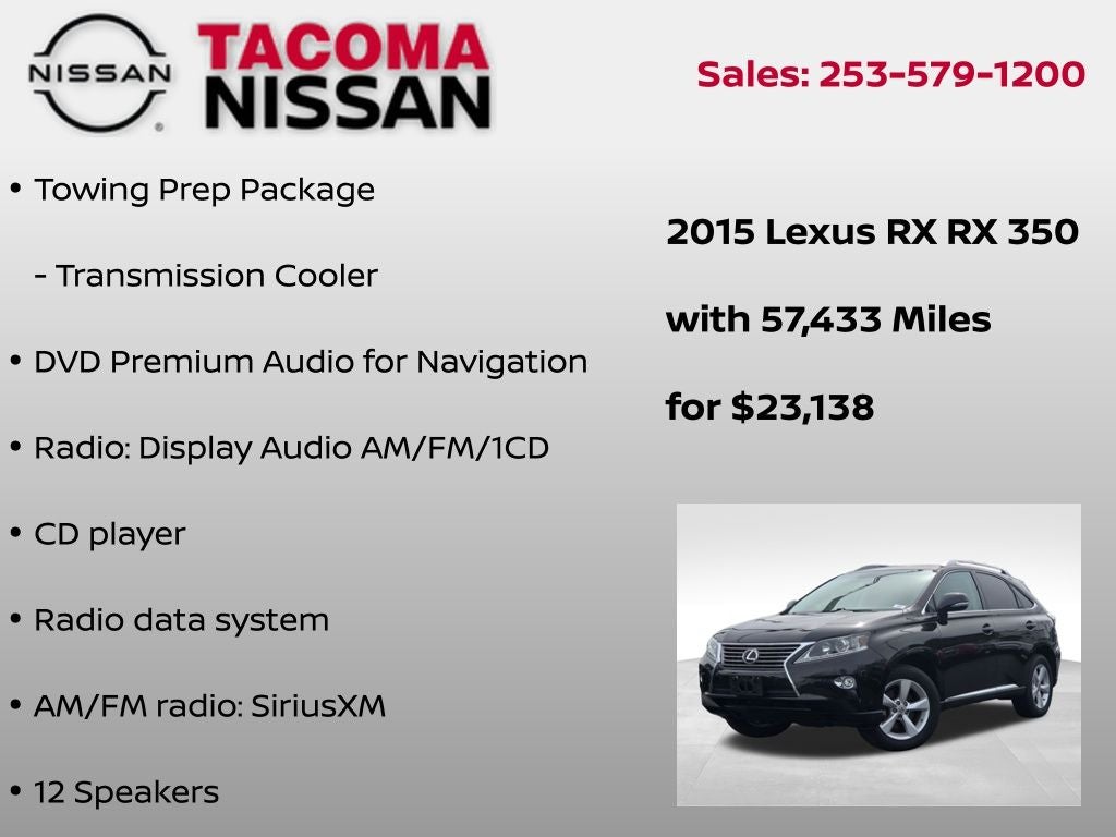 2015 Lexus RX 350