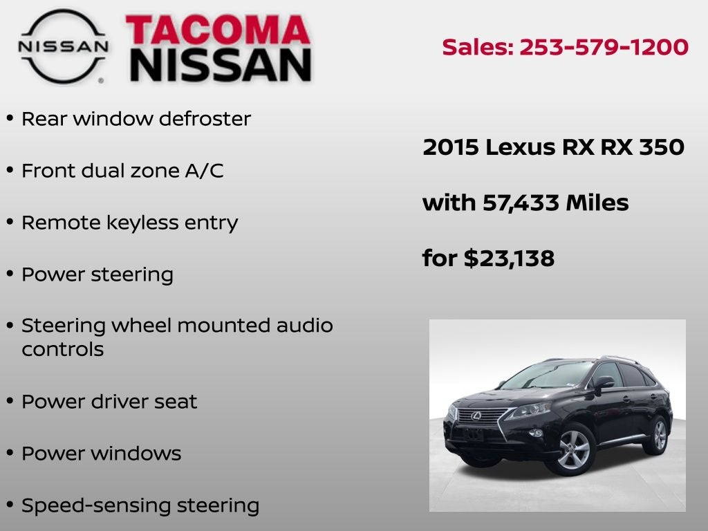 2015 Lexus RX 350