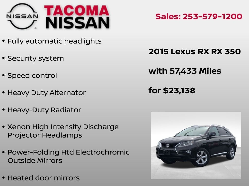 2015 Lexus RX 350