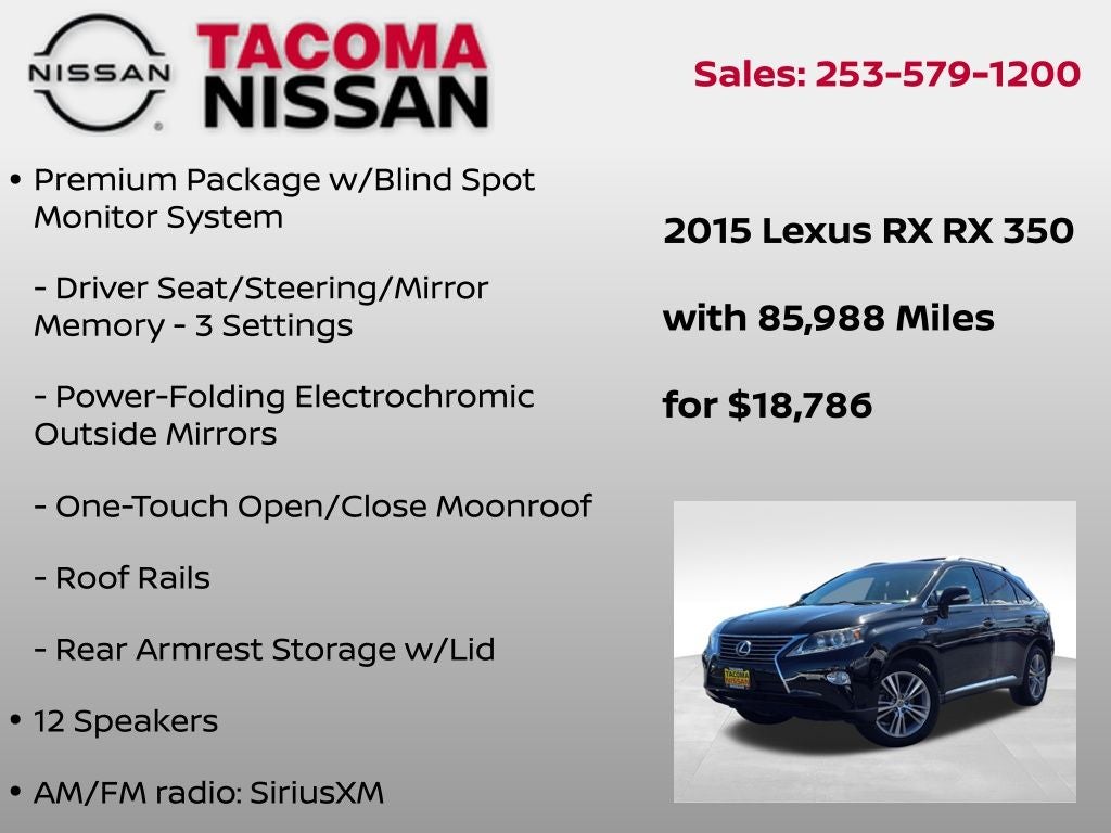 2015 Lexus RX 350