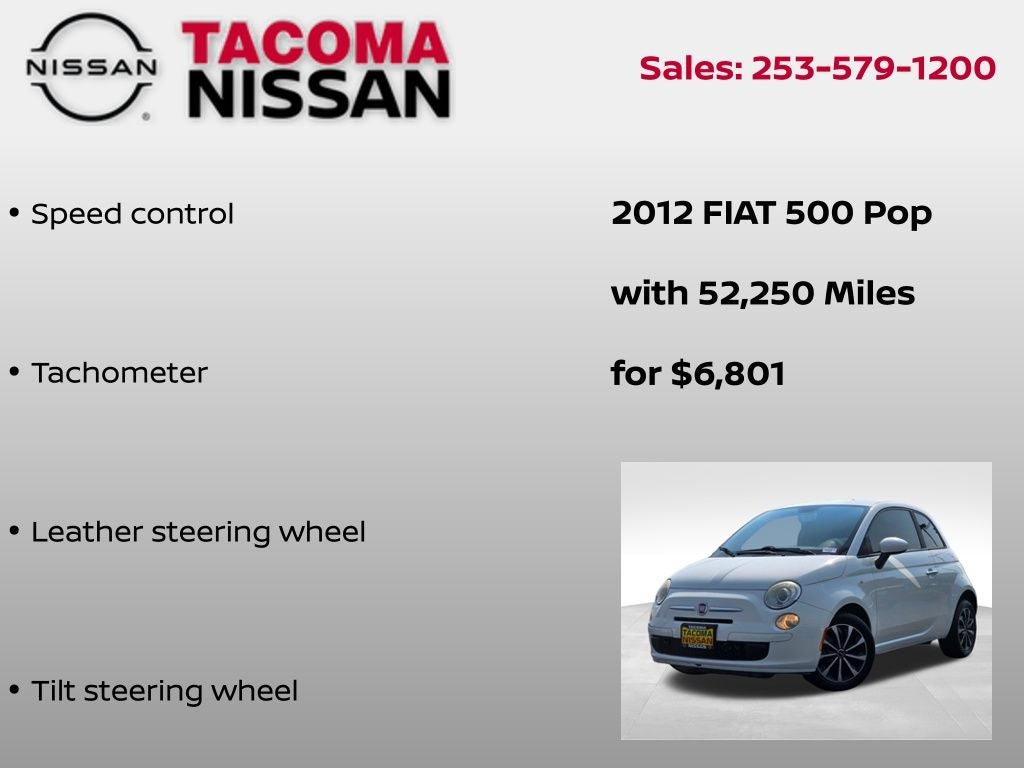 2012 FIAT 500 Pop