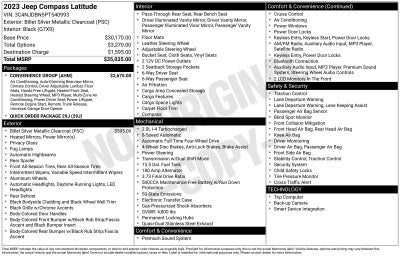 2023 Jeep Compass Latitude